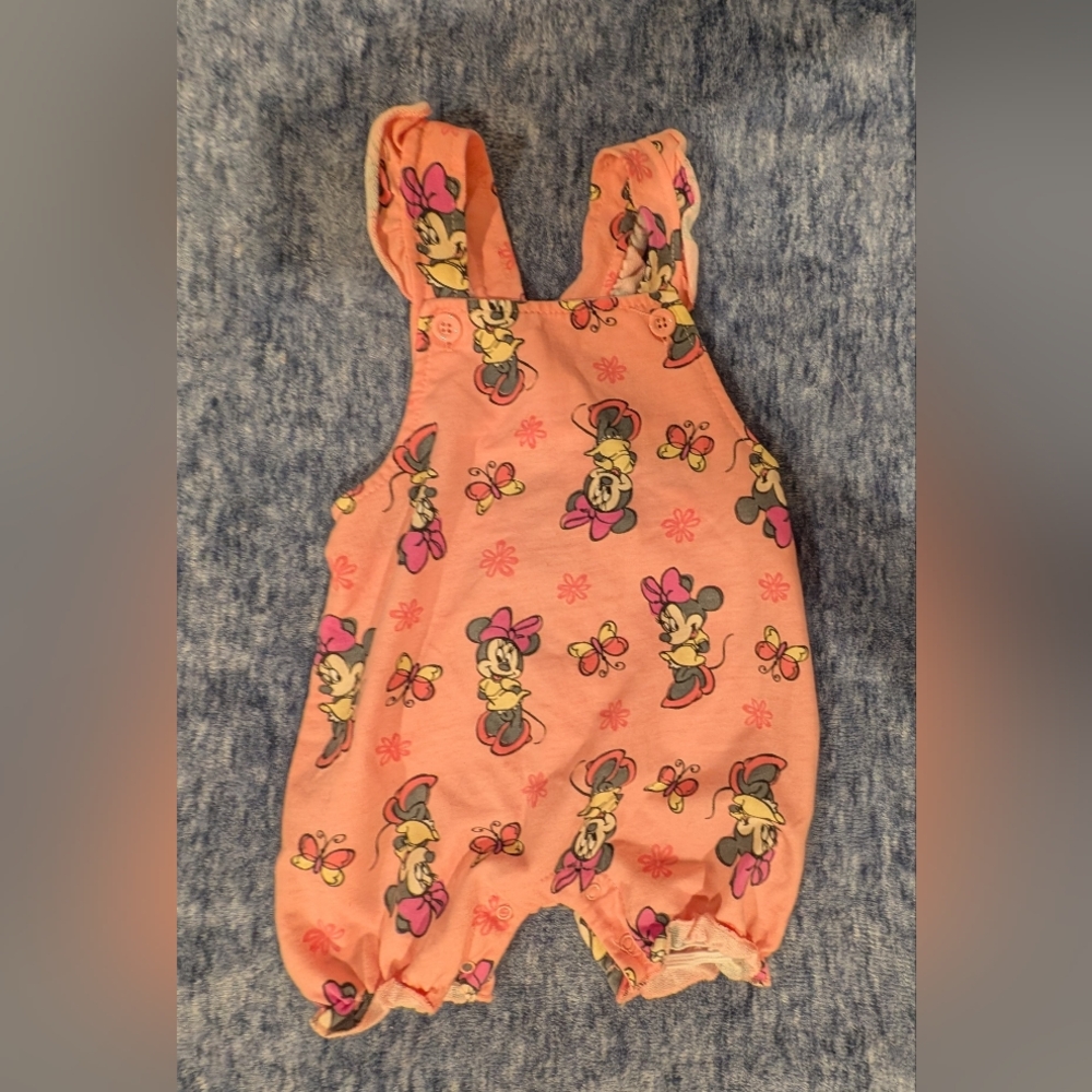 Disney 24M Baby Coral Minnie Mouse Outfit